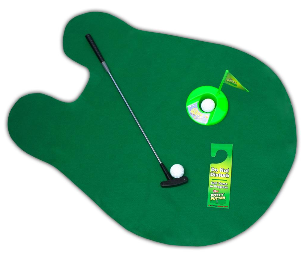 Toilet Mini Golf Potty Putter Bathroom Game Novelty Putting Gift Toy Trainer Set eBay